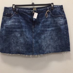 NWT Jean Skirt